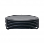 Mustad silikoonist alusplaadid komplektis 6 taldrikuga Singles - Zone