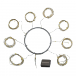 Valguskett pirnide arv 96 tk pikkus 150 cm Knirke Parasol - Sirius