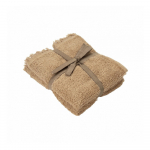 Helepruun puuvillased r&auml;tikud 2 tk 30x50 cm komplektis FRINO - Blomus