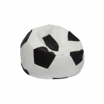 Must-valge laste kott-tool Football - Floriane Garden