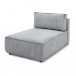 Helehall velvetist diivanimoodul, muutuv Nihad modular - Bobochic Paris