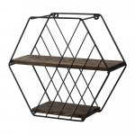 Pruun kuusepuidust p&otilde;randariiul 44 cm Liliales - Kalune Design