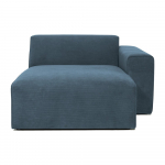 Sinine velvetist diivanimoodul (parem nurk) Sting - Scandic