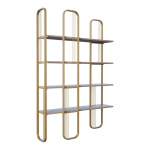 Kuldne riiul m&auml;nnidekooriga 125x180 cm Sierra - Kalune Design