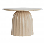 Metallist &uuml;mmargune diivanilaud &oslash; 60 cm Veglia - Light & Living