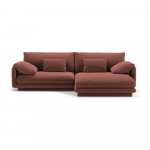 Roosa bukleekangast nurgadiivan (parem nurk) Torino - Micadoni Home