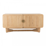 Kummipuidust naturaalset v&auml;rvi 120x55x45 cm kapp 120x55x45 cm Serrone - Bloomingville