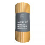 Kollane voodikate 220x240 cm Adele - douceur d'int&eacute;rieur