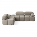 Beež sametne moodul diivan (vasakpoolne nurgas) Lokua - Makamii