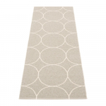 Kreem sise/v&auml;lisvaip 70x200 cm Boo Linen &ndash; Pappelina