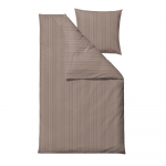 Taupe damastist pikendatud voodipesu &uuml;heinimesevoodile 140x220 cm Noble - S&ouml;dahl