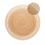 K&auml;sitsi kootud kahepoolne džuudist &uuml;mmargune vaip &oslash; 160 cm Jutta Gold - Hanse Home