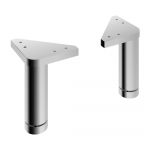 Kapijalad 2tk komplektis, l&auml;ikiv h&otilde;bedane Quickset 318 - Pelipal