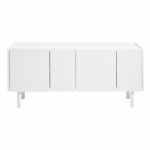 Valge kummut 160x70x45 cm Bera - Unique Furniture