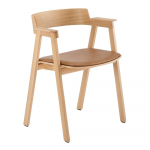 Pruun s&ouml;&ouml;gitool tammepuidust k&auml;etugedega Flip &ndash; Gazzda