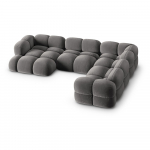 Hall sametist nurgadiivan (parem nurk/U-kujuline) Loretto &ndash; Cosmopolitan Design