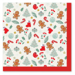 Salvr&auml;tikud komplektis 20 tk 33x33 cm Cookie - Hom&eacute;a