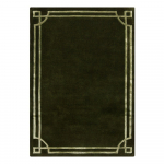 Tumeroheline k&auml;sitsi kootud villane vaip 200x290 cm Gatsby - Flair Rugs