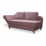 Vanaroosa velvetist lamamistool (vasak nurk) Chic Charlotte - Miuform