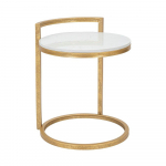 &Uuml;mmargune abilaud marmorist pealispinnaga &oslash; 40,5 cm Round Marble - Mauro Ferretti