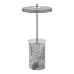 Hall marmorist h&auml;mardatav LED-lauavalgusti metallist varjuga (k&otilde;rgus 25,5 cm) Asteria Move Mini - UMAGE