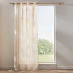 Kreemikas kardin 140x260 cm Sanya - douceur d'int&eacute;rieur