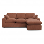 Oranž velvetist nurgadiivan Belair - Bobochic Paris