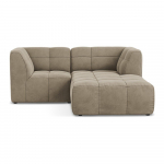 Pruun sametist nurgadiivan (parem nurk) Aloha - Makamii