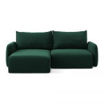 Tumeroheline sametist panipaigaga nurgadiivanvoodi (vasak nurk) Kalena - Makamii