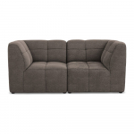 Pruun bukleekangast diivan 180 cm Aloha - Makamii