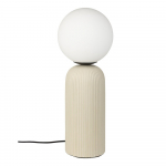 Beež keraamiline laualamp klaasist varjuga (k&otilde;rgus 53 cm) Dash - Zuiver