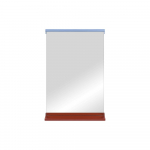 Seinapeegel riiuliga, puitraamiga 50x75 cm Lun - noo.ma