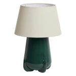 Roheline/elevandiluust keraamiline laualamp (k&otilde;rgus 45,5 cm) Odra - Kave Home