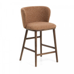 Terrakota v&auml;rvi polsterdatud baaritool (istme k&otilde;rgus 65 cm) Ciselia - Kave Home