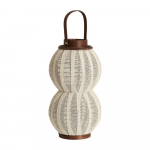 Puidust/kangast latern (k&otilde;rgus 48 cm) Arbore - Light & Living