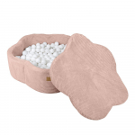 Roosa velvetist bassein pallidega, &oslash; 90 cm, k&otilde;rgus 30 cm - Meowbaby