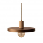 Helepruun metallist ripplamp &oslash; 30 cm Ori - Micadoni