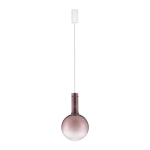 Pruunist klaasist h&auml;mardatav LED-rippvalgusti &oslash; 25 cm Nostos - Nova Luce