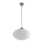 Valge/h&otilde;bedane h&auml;mardatav opaalklaasist rippvalgusti &oslash; 50 cm Meringue - Jotex