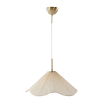 Kreemikas kangast ripplamp &oslash; 50 cm Lunaria - Jotex