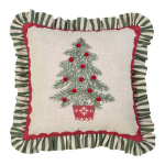 Dekoratiivne padi j&otilde;ulumotiiviga 45x45 cm Frilled Christmas Tree - Catherine Lansfield