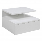 Valge rippuv &ouml;&ouml;kapp Ashlan - Actona