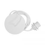 Valge riputuskaabel valgustite jaoks, pikkus 210 cm Rosette - UMAGE