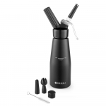 Must alumiiniumist vahukoorepudel, 500 ml Kitchen Line - Hendi