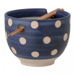 Sinine savin&otilde;ude kauss s&ouml;&ouml;gipulkadega , &oslash; 13 cm Masami - Bloomingville