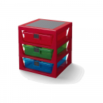 Punane organiseerija 3 sahtliga Storage - LEGO&reg;