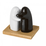 Keraamilisest Unimasa kummitustest valmistatud pipra- ja soolapuhasti komplekt Unimasa Ghosts - Casa Selecci&oacute;n