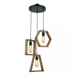 Rippvalgusti Simetri sarvepuust valmistatud riputuslamp - Opviq lights