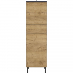 Tumehall k&otilde;rge vannitoakapp tammepuust 34x120 cm Salinas - Germania