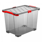 Kaanega plastikust hoiukarp Evo Total - Rotho